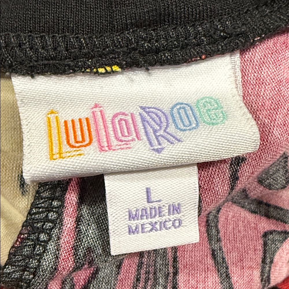 LuLaRoe Vibrant Swirl Hoodie - Picture 6 of 7